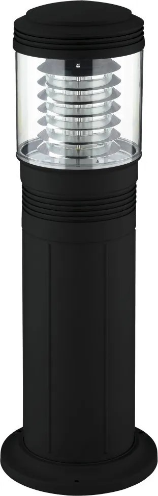 NOVOLUX 114A-G05X1A-02 FRMA Modern Kültéri Állólámpa Fekete, Átlátszó E27 IP55