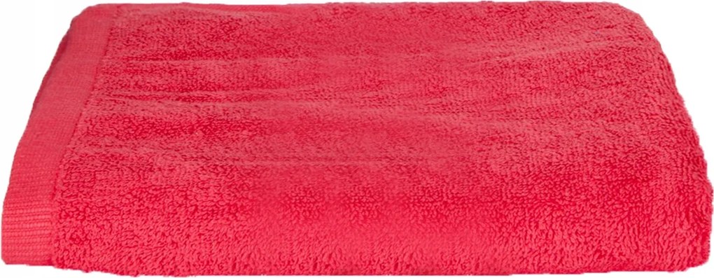 Frottír pamut törölköző 50x100 R/m Piros