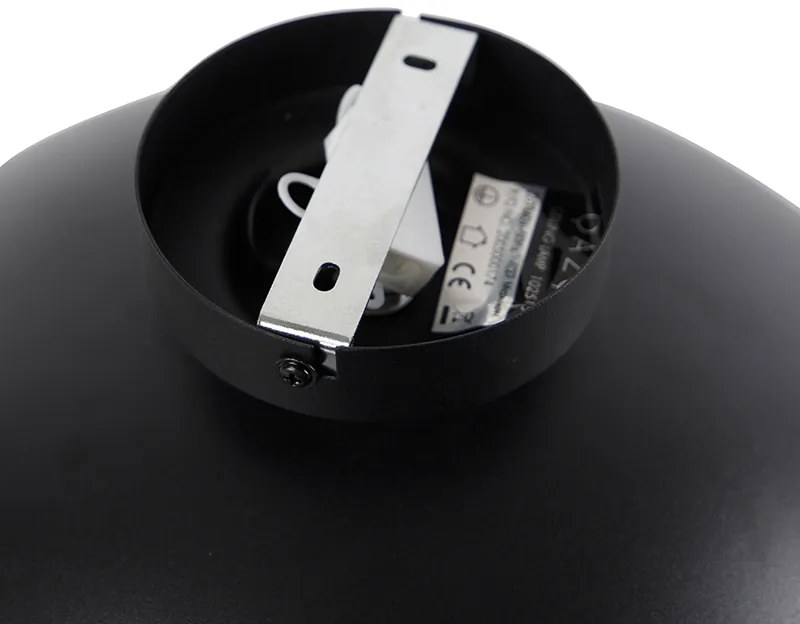 Mennyezeti lámpa fekete arannyal 42 cm állítható - Magnax