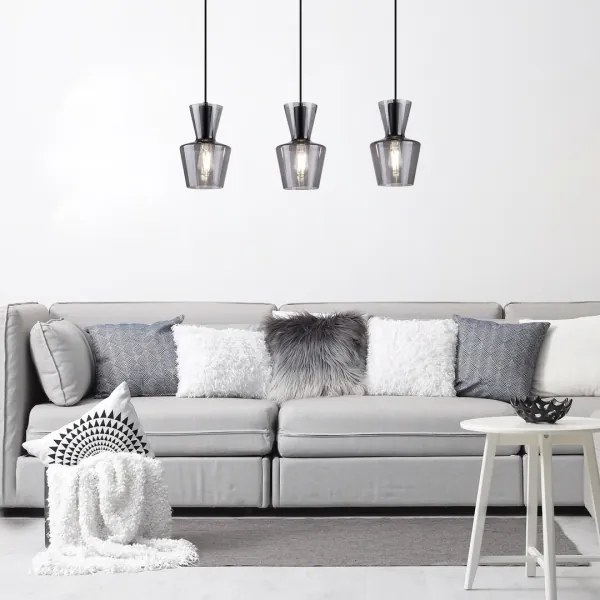 Rabalux 72163 - Csillár zsinóron ABRA 3xE27/60W/230V