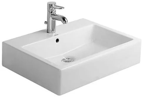 Duravit Vero mosdó 60x47 cm fehér színben fényes felülettel középső nyílással 0454600000