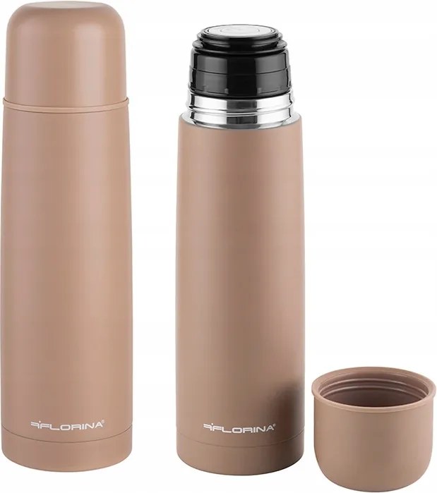 Termosz Thermo bögre légmentesen záródó rozsdamentes acél Miami Mokka 1000ml 1L