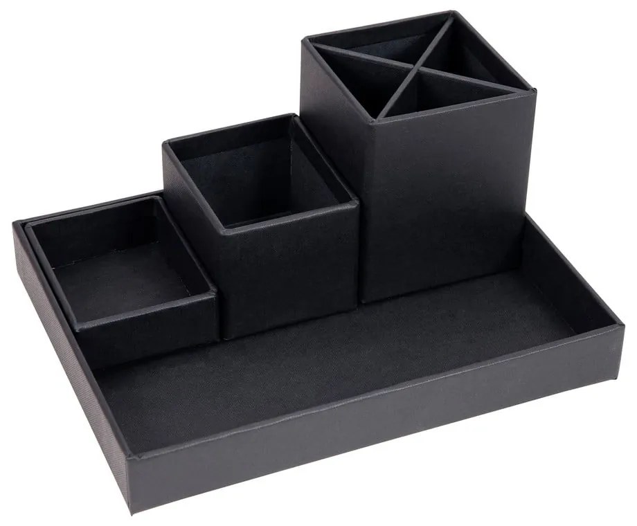 Lena sötétszürke 4 részes asztali írószertartó - Bigso Box of Sweden