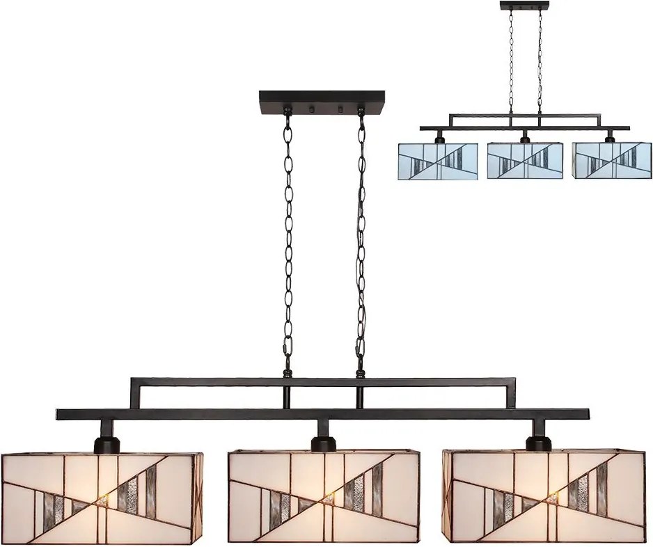 Prezent TIFFANY XV. 216 Függőlámpa 3x60W/E27 IP20