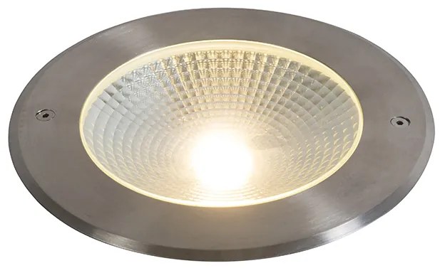 Modern kerti LED talajspot lámpa rozsdamentes acélból - Bridge