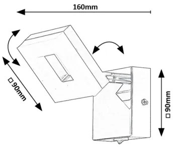 Rabalux 75018 - LED Fürdőszobai fali lámpa BLAS LED/5W/230V 4000K