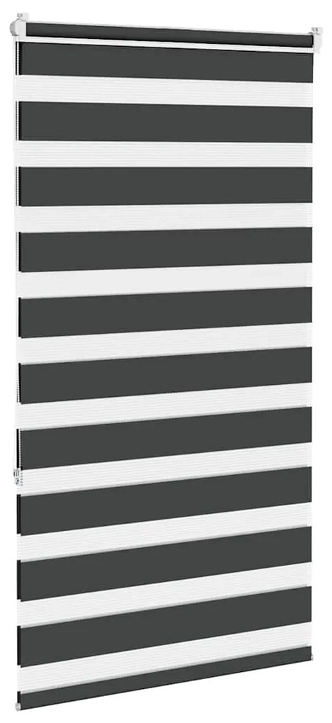 zebrafüggönnyel fekete szövetszélesség 65,9 cm poliészter