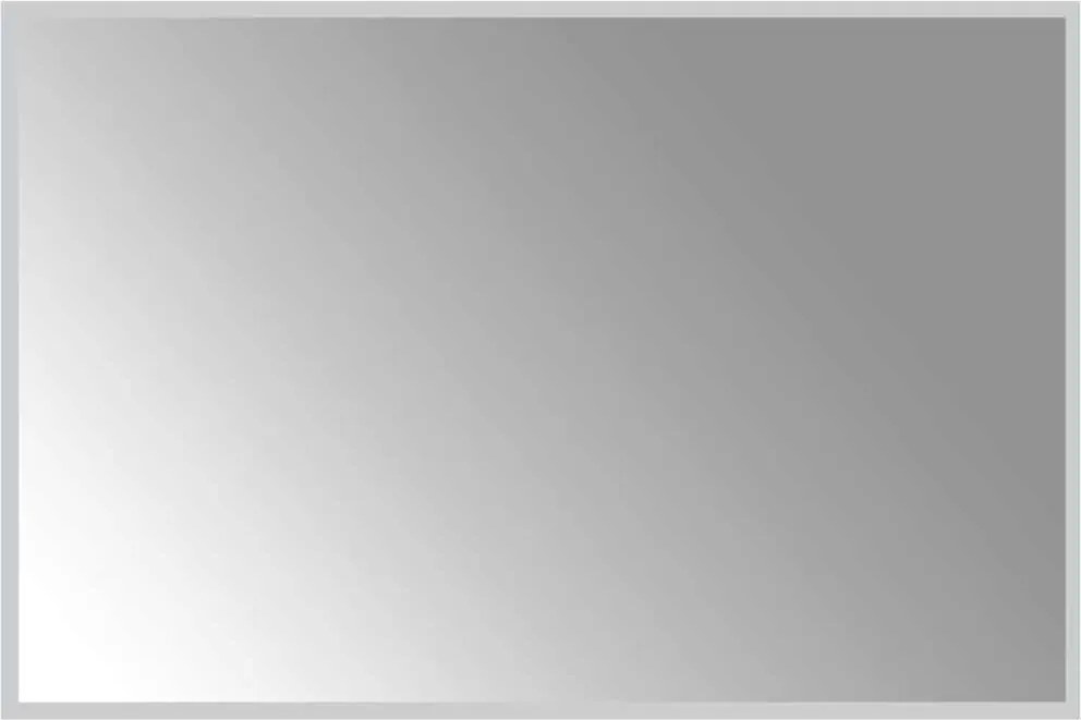 vidaXL LED-es fürdőszobatükör 90x60 cm