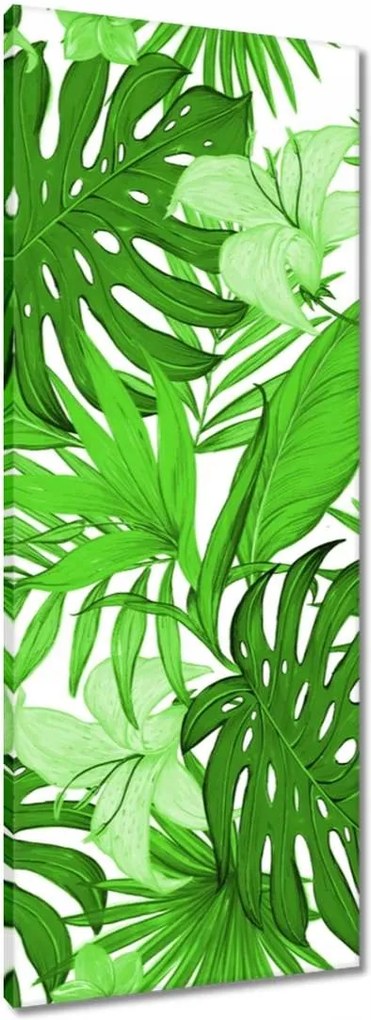 Festmények 40x100 Leaves Monstera New look