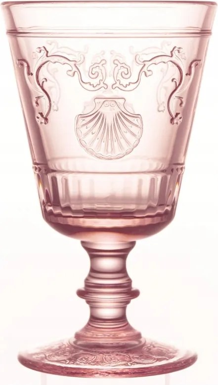 La Rochere Versailles pohár rózsaszín borkagyló pohár rózsaszín üveg 250