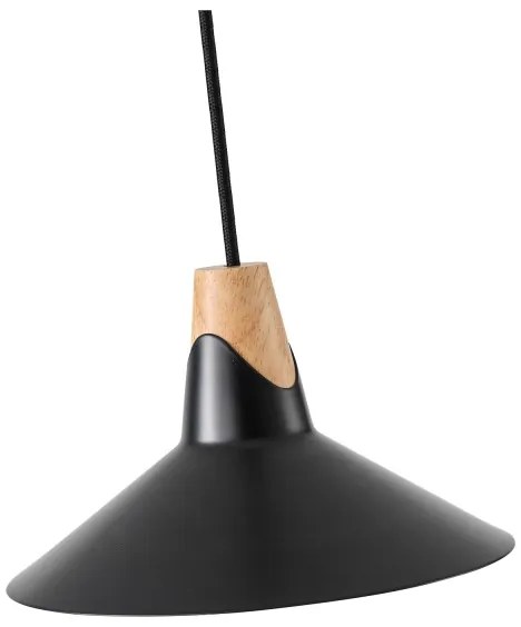 Csillár zsinóron 1xE27/15W/230V fekete