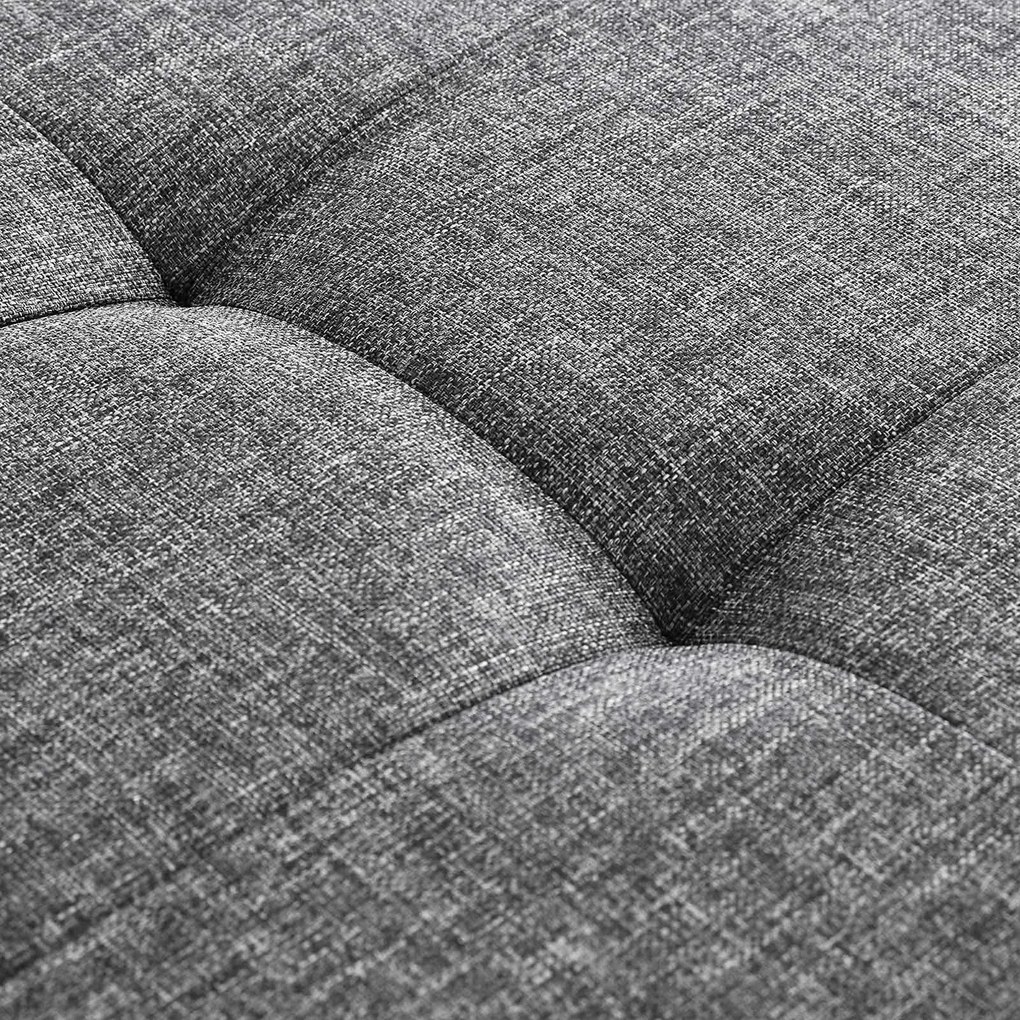 Taburett csukható fedéllel OTTOMAN 110x38 cm, sötétszürke