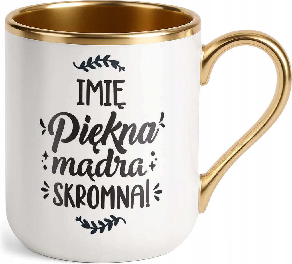 Prémium Bögre Arany Személyre szabott Nőnap Vicces Ajándék