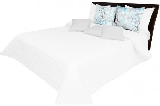 Fehér ágytakaró varrással Szélesség: 200 cm | Hossz: 220 cm