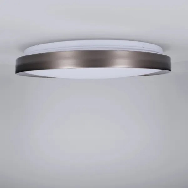 Brilagi-LED Dimmelhető FANCIA lámpatest LED/48W/230V 3000-6500K Ø 39 cm ezüst+távirányító