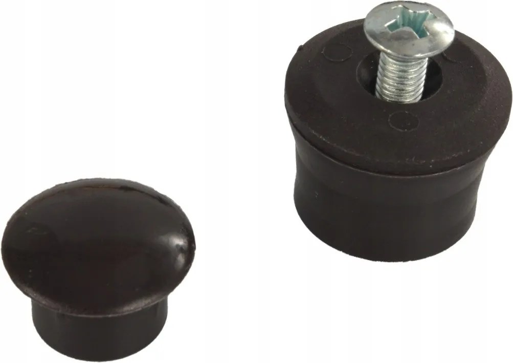 Redőny stopper kerek barna sötét