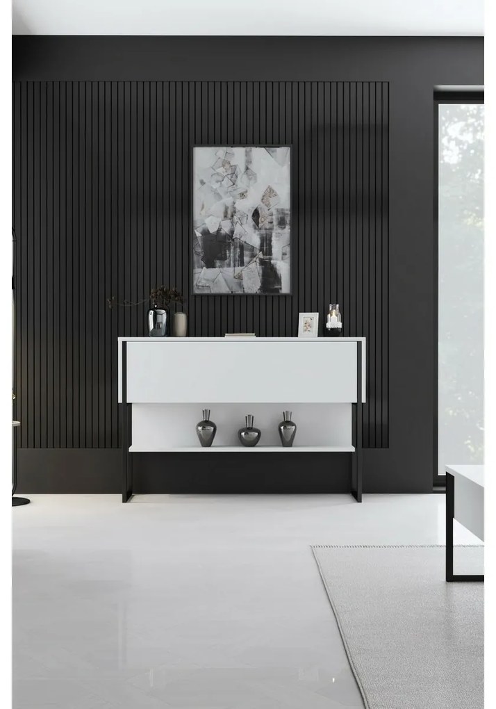 Luxe White and Black komód