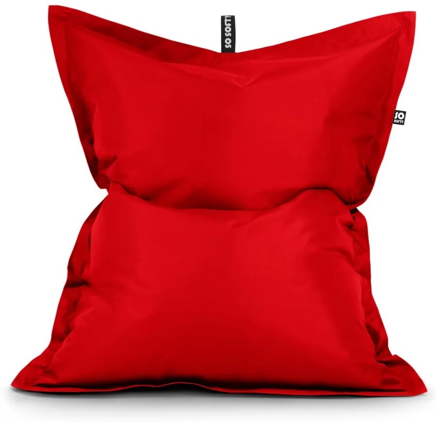 Piros gyerek babzsákfotel Pad M – So Soft?