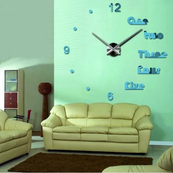 Stylesa Modern falióra DIY DRIWAL 3D S039 kék