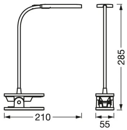 Ledvance - LED Dimmelhető érintős asztali lámpa PANAN LED/5,2W/5V
