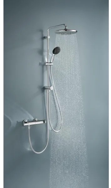 GROHE 26680001 - VITALIO START SYSTEM 250 zuhanyrendszer, 390 mm, fém, króm