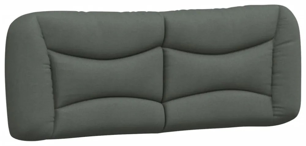 sötétszürke szövet ágykeret matrac nélkül Hvar 180 x 200 cm