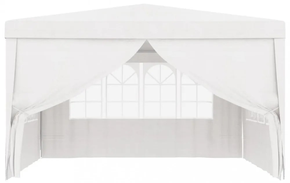 fehér rendezvénysátor oldalfalakkal 4 x 4 m 90 g/m²