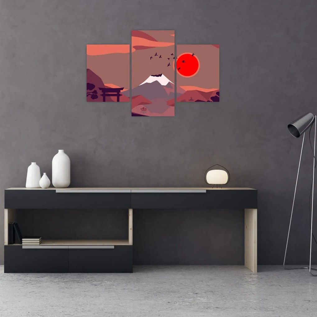 Kép - Fuji hegység (90x60 cm)