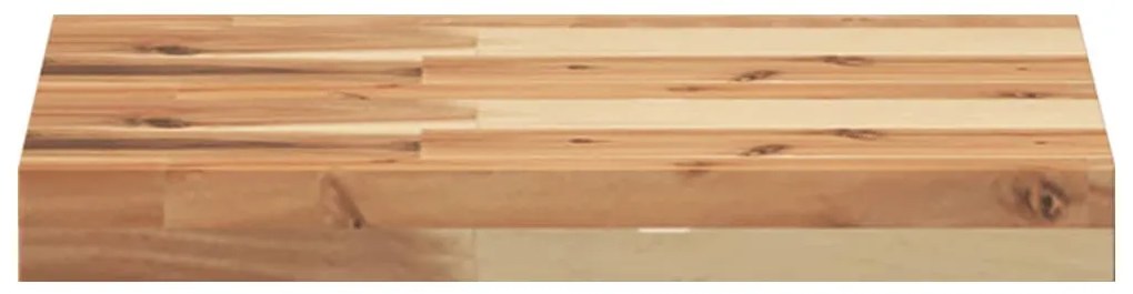 olajbevonatú tömör akácfa függőpolc 60 x 30 x 4 cm