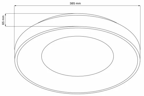 LED fényerőszabályozható mennyezeti lámpatest WITOLD LED/48W/230V 3000-6000K + távirányító