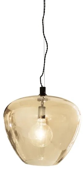 ByRydens 4200870-5503 - Csillár zsinóron BELLISSIMO 1xE27/8W/230V füstös/barna