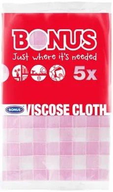 Mosogatókendő, viszkóz, 5 db, BONUS (KHT1515)
