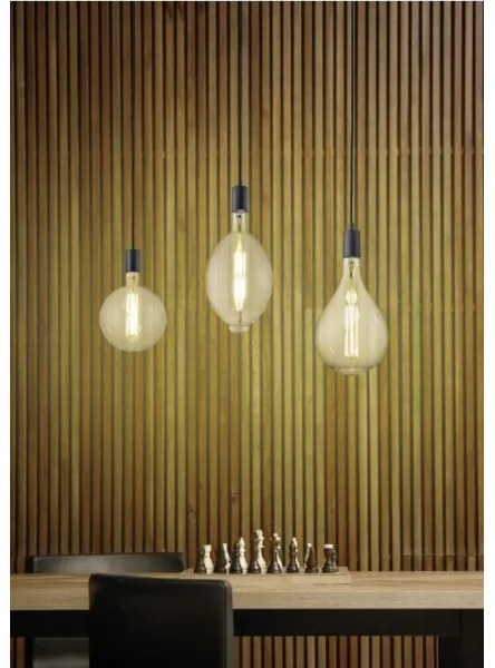 Trio - LED Dimmelhető csillár zsinóron GINSTER 3xE27/8W/230V