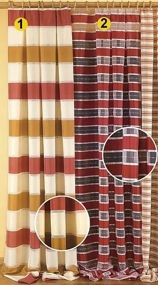 Elegáns Kész Függöny Szalaggal Kiárusítás 150x210