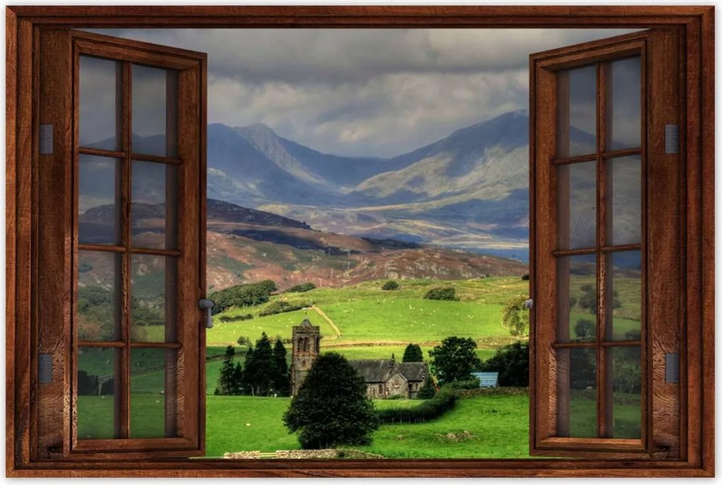 Poszterek 120x80 Hegyi tájkép