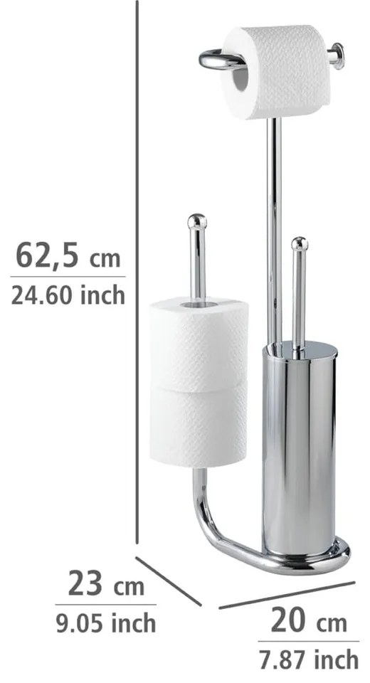 Universalo WC-papír és kefe tartó szett - Wenko