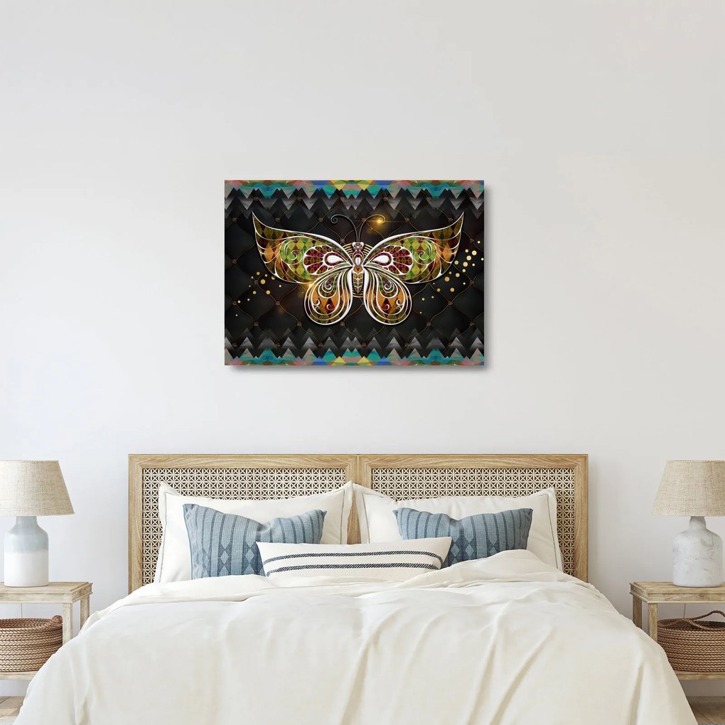 Kép - Mágikus pillangó (üvegen) (70x50 cm)