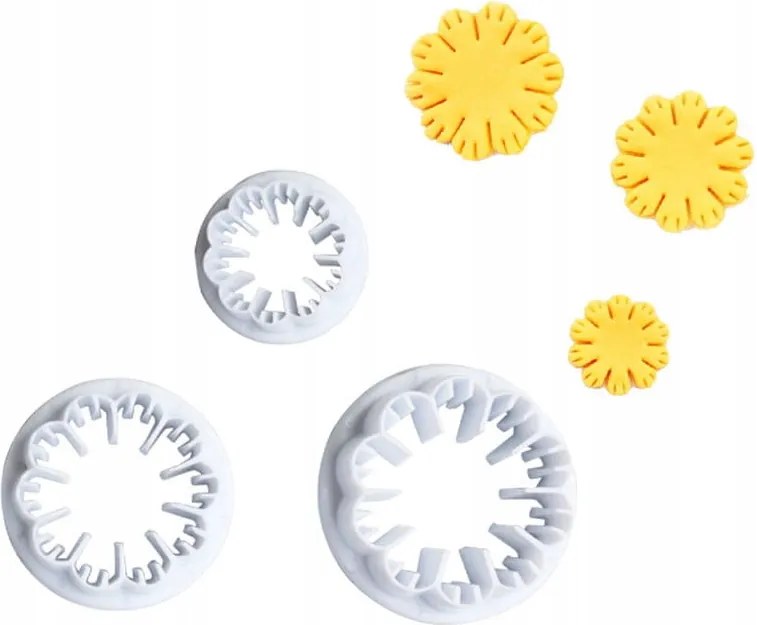 Szegfű lyukasztó műanyag 3 db-os szett