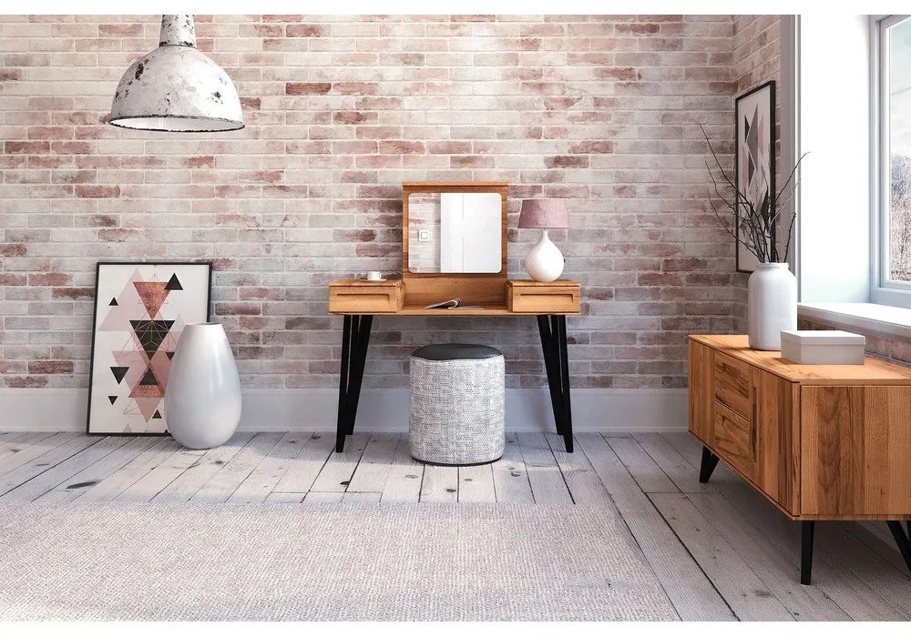 Bükkfa fésülködőasztal 120x53 cm Golo - The Beds