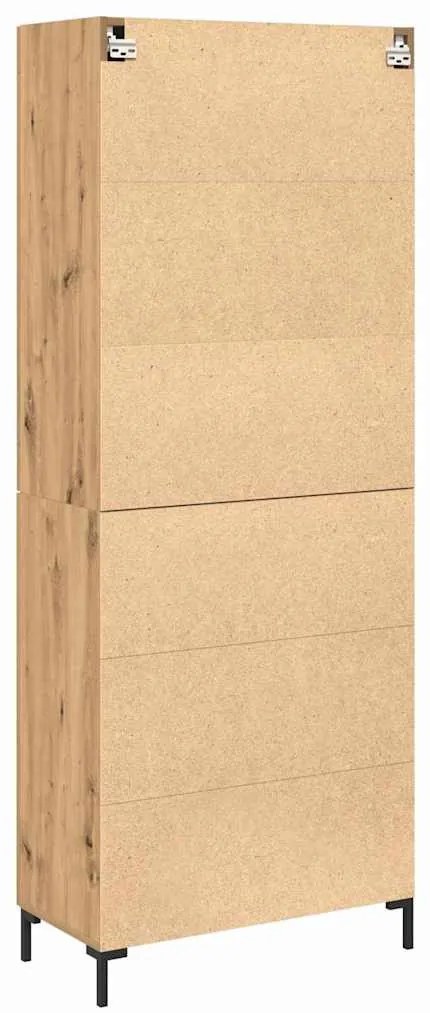 Magasfiú 2 pcs kézműves tölgy 69,5 x 34 x 180 cm Faanyag