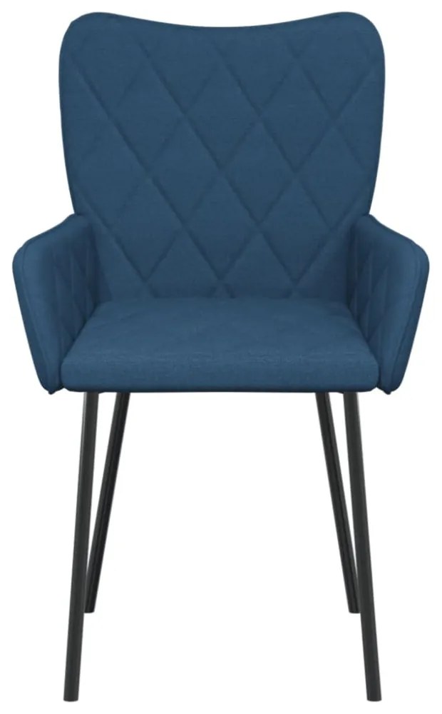 2 db kék szövet étkezőszék