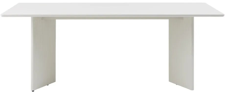 Világosszürke étkezőasztal 90x200 cm Palma – Unique Furniture