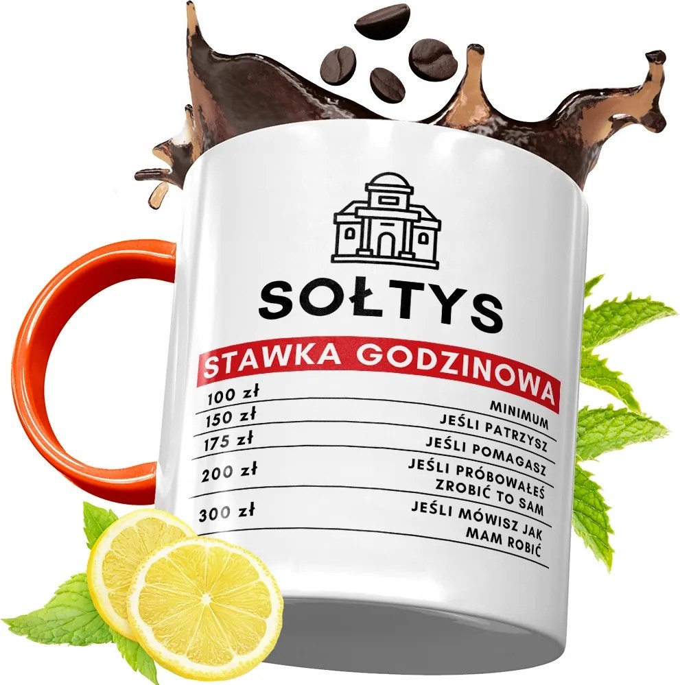 Narancssárga Bögre Soltys Ajándék fényképes nyomtatással