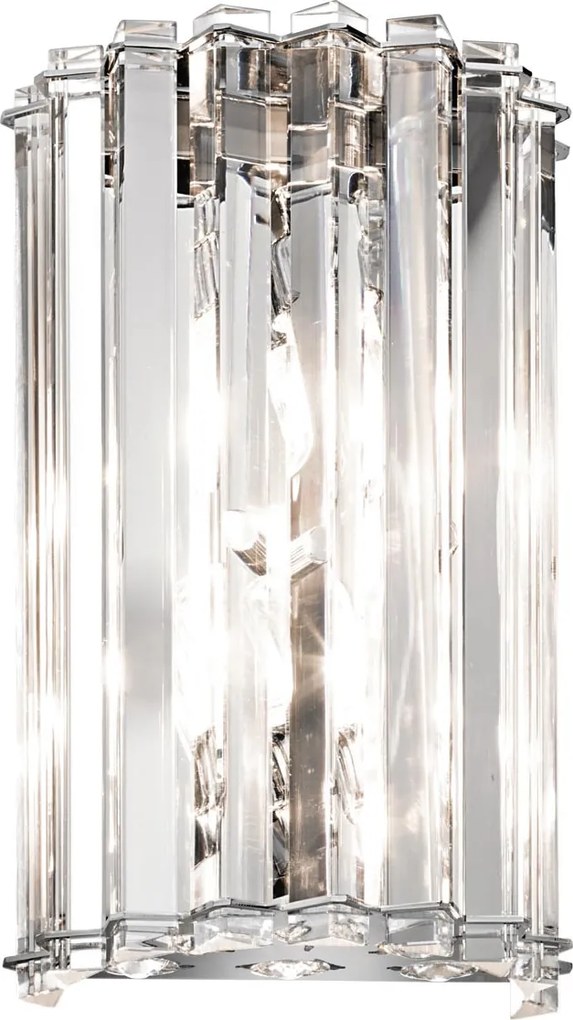 Kichler klasszikus fali lámpa crystal skye króm átlátszó elskl-crystal-skye2 IP44