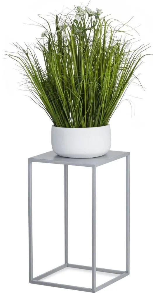 Virágállvány 40x24 cm szürke