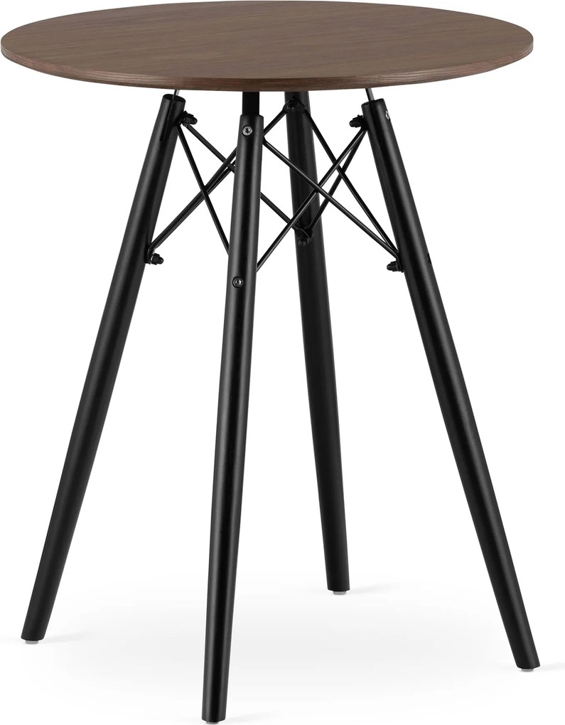 OSLO étkezőasztal kőris dekorációval 60x60