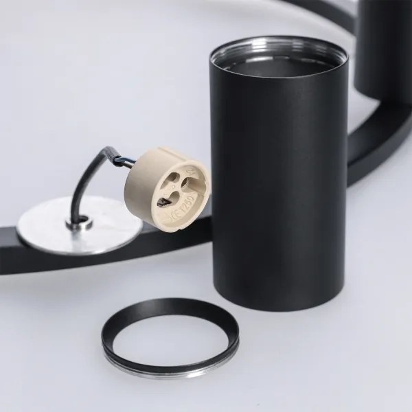 BRILAGI - Kábeles függeszték SELE 6xGU10/30W/230V fekete