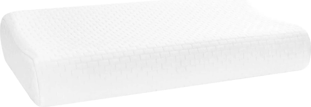 vidaXL Alvó Párna Egyszínű Fehér 60 x 37 x 12,5 cm Memóriahab