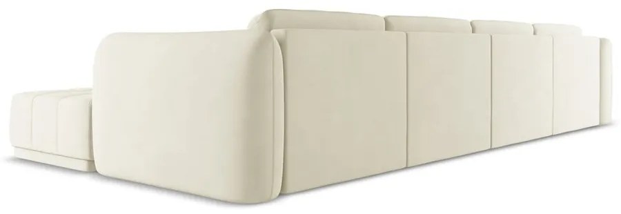 Fehér sarokkanapé Hoku – Makamii