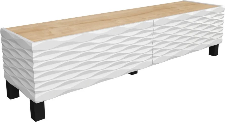 Lerze TV-állvány, fehér, 149,2 cm – TR322RTC2146